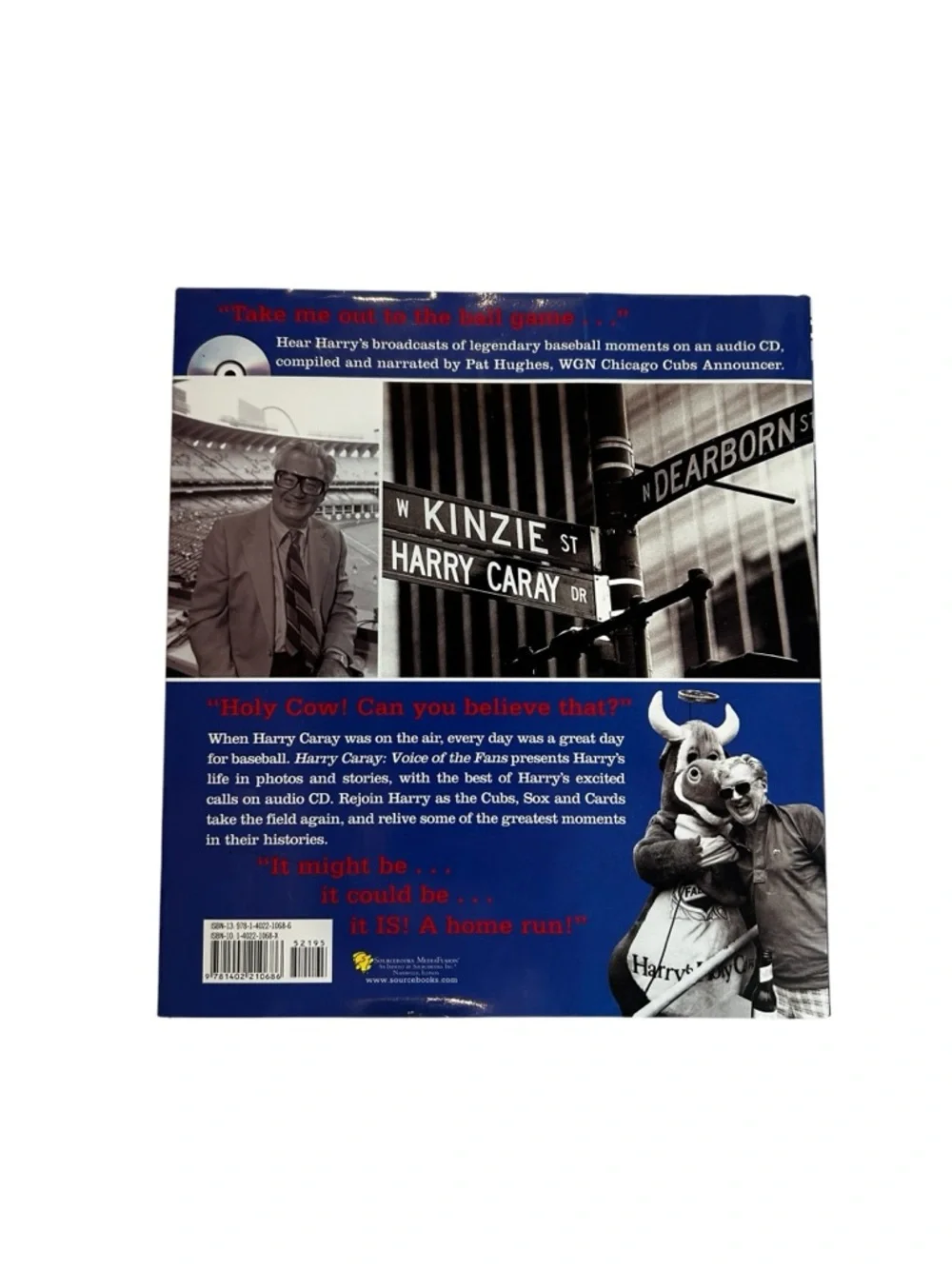 HARRY CARAY: VOICE OF THE FANS PAT HUGHES Chicago Cubs Broadcaster Tribute Book
